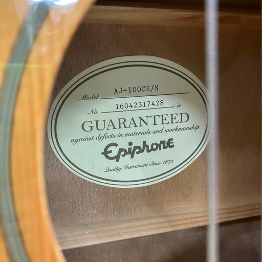 アコースティックギター　EPIPHONE AJ-100【トレファク堺福田店】