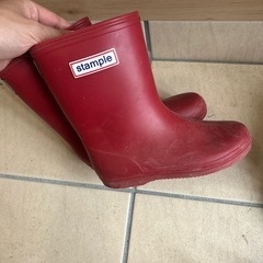 こども キッズ 長靴 17センチ  stampleの画像