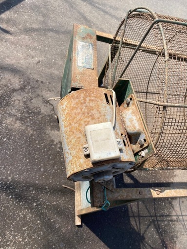100V 土振るい機 選別機 小石 苗代 ハウス栽培　動作確認OK