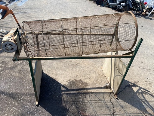 100V 土振るい機 選別機 小石 苗代 ハウス栽培　動作確認OK