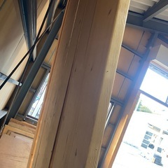 梁　はり 8本纏め売り　格安処分　木材　大工　DIY　古民家　昭和レトロ　柱　玄関柱　無垢材　事務所　の画像