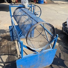 100V 土振るい機 選別機 小石 苗代 ハウス栽培　動作確認OK の画像