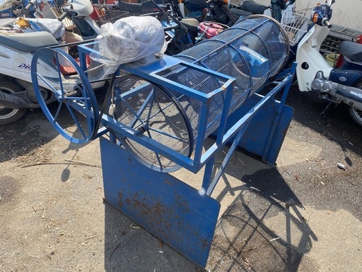 100V 土振るい機 選別機 小石 苗代 ハウス栽培　動作確認OK 