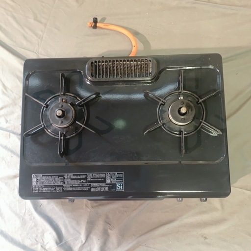 パロマ ガスコンロ IC-S37-R LPガス用 グリル付き 動作確認済み
