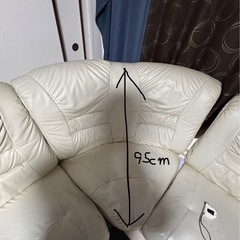 大きいL字ソファの画像