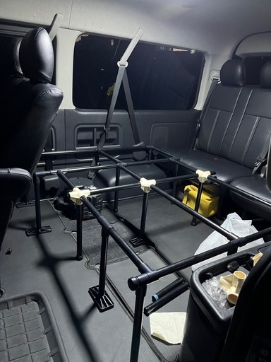 ハイエースワゴンGL  ベットキッド　車中泊