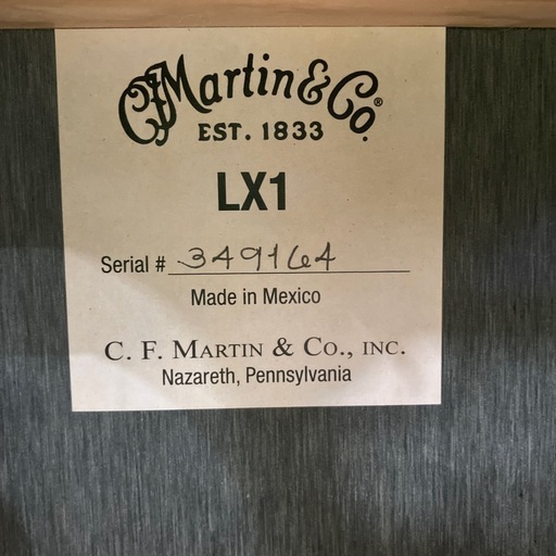 アコースティックギター　Martin&co LX1 Little Martin【トレファク堺福田店】