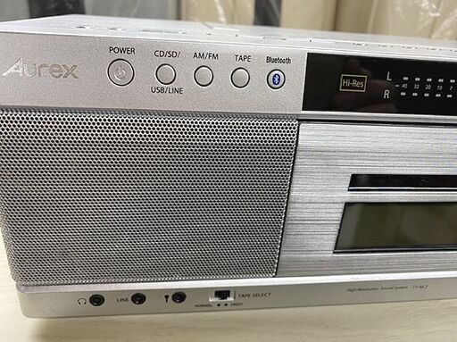 東芝 Aurex ハイレゾ対応SD/USB/CDラジオカセットレコーダー TY-AK2 2020年製 Bluetooth ラジカセ 札幌市 白石店