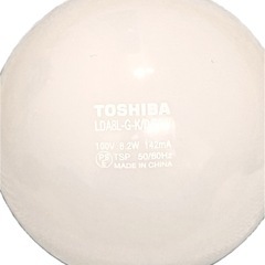 LED電球　50w 電球色　TOSHIBA 新品　の画像