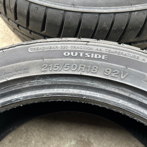 夏タイヤARDUZZA  215/50R18