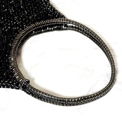 【美品】ANTEPRIMA アンテプリマ ワイヤーバッグ ラウンド 縦型 ブラックの画像