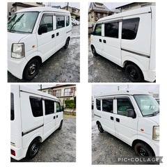 H23年 キーレス ETC エブリイ 車体 車検2年 Bカメラ カーナビ テレビの画像