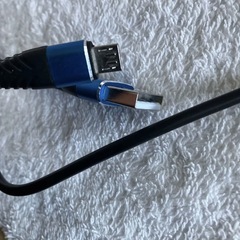 ※難あり USB-A to Micro USB-B ケーブル 全長約110㎝の画像
