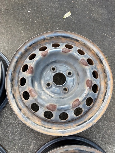 トヨタ　スペイド　スチールホイール　テッチン　4本セット