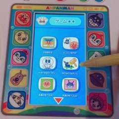 【⚠️取引中⚠️】アンパンマン　タッチパネル知育玩具の画像