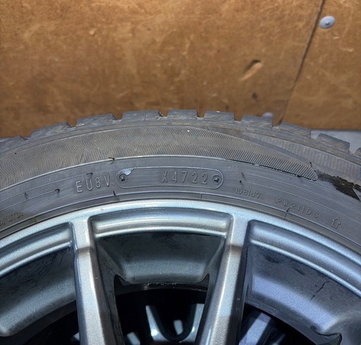 アルミホイール  ダンロップ DUNLOP スタッドレスタイヤ  155/65R14 75Q  4本