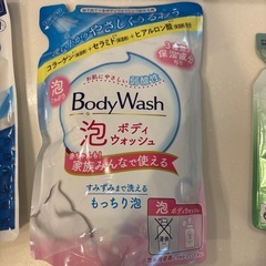 洗濯洗剤･柔軟剤･ボディーウォッシュ･泡洗顔セットの画像