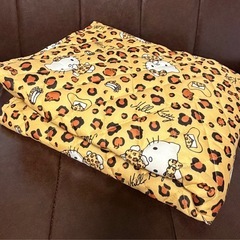 🌸決まりました　ハローキティ キルトマット  ブラウン　非売品　約100cm‼️最後のお値下げ‼️の画像