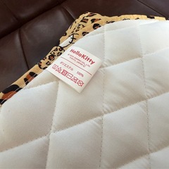 🌸決まりました　ハローキティ キルトマット  ブラウン　非売品　約100cm‼️最後のお値下げ‼️の画像