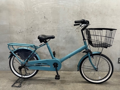 NO.246　軽快車  ブルー 20インチ