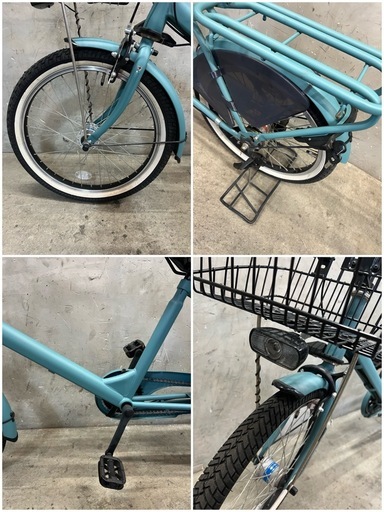 NO.246　軽快車  ブルー 20インチ 