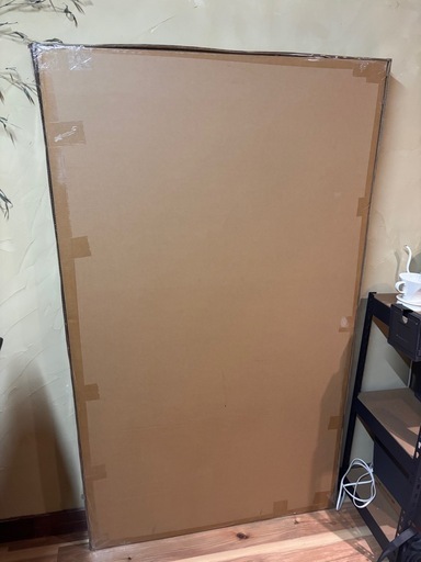 未使用品　パーテーション　1600✖️900   ホワイト　脚付き