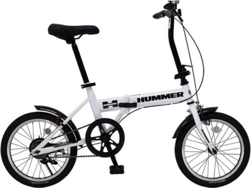 HUMMER 折りたたみ自転車  16インチ ホワイト