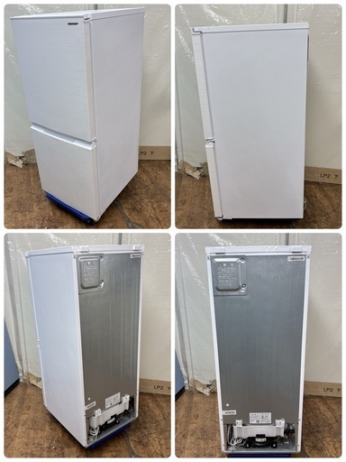 【?買取市場 6ヶ月保証】S062 ⭐ SHARP｜シャープ 2ドア冷蔵庫 (152L・両開き）21年製 SJ-D15G-W ⭐動作確