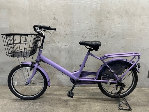 NO.247　軽快車 紫 20インチ