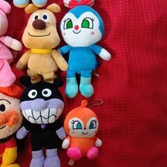 アンパンマンキャラクターぬいぐるみ15点セットの画像