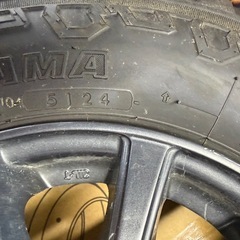 軽トラ用　　　アルミ、タイヤセットの画像