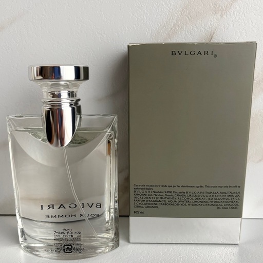 ☆現金払い可能☆【ほぼ満量】BVLGARI  プールオム オードトワレ 香水 100ml 