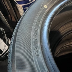 【夏タイヤ4本セット】YOKOHAMA BluEarth-Es ES32 155/65R14 2022年21週目製 夏タイヤ サマータイヤ 4本セット 中古 の画像