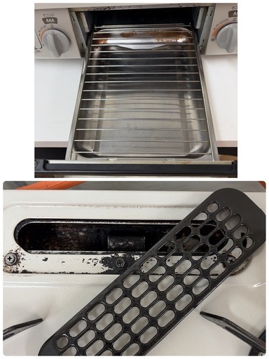 【?買取市場 6カ月保証】R504 ☀️ Rinnai ❘リンナイ LPガスコンロ 左強火力 水無し片面焼き 18年製 KGM562B