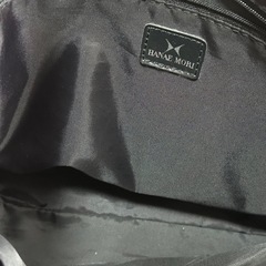 HANAE MORI 森英恵　ショルダーバッグ　ナイロン　ブラック　斜めがけ　定価8800円の画像