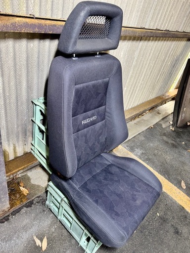 美品 23ジムニーポン付け加工済み keiワークス純正レカロ 運転席助手席①