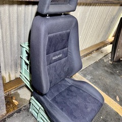 美品 23ジムニーポン付け加工済み keiワークス純正レカロ 運転席助手席①の画像