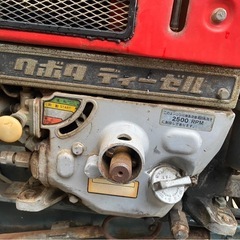 （0401u1）クボタ　ディーゼル耕運機　軽油　管理機　K500 ER55-2 5馬力　耕うん機　農機具　動作未確認　ジャンク　一宮市　引取限定の画像