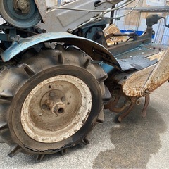 （0401u1）クボタ　ディーゼル耕運機　軽油　管理機　K500 ER55-2 5馬力　耕うん機　農機具　動作未確認　ジャンク　一宮市　引取限定の画像