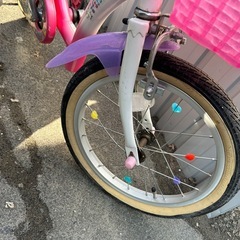 自転車 子供用  ピンク ディズニー　プリンセス idesの画像