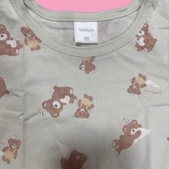 フタフタ ふたクマ 半袖 100 バースデイ くま 美品の画像