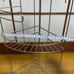 コーナーラック　ステンレス製　の画像