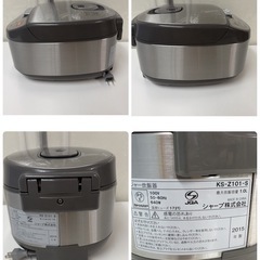 【🐤買取市場 3ヶ月保証】R510 ☀️ SHARP / シャープ 炊飯ジャー 5.5合炊き KS-Z101 ⭐ 動作確認済 ⭐ クリーニング済の画像