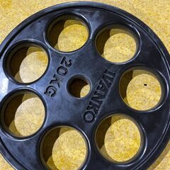 IVANKO ラバープレート　20kg×2個セット②　 オリンピックシャフト用（50ｍｍ）の画像