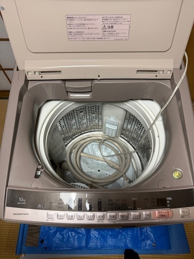 日立　洗濯機　ビートウォッシュ　10kg 2019年製