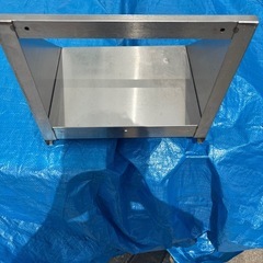 厨房用品 店舗用品 業務用 吊り棚 平棚 三角棚 幅400×奥行350×高さ350(mm) 飲食店等(2)の画像