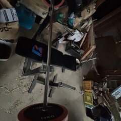 【早い者勝ち】ベンチプレス台セットの画像