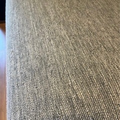 ニトリ 3人掛けソファ オットマン ヘッドレスト×2 クッション付きの画像