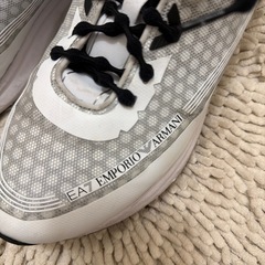 EA EMPORIO ARMANI エンポリオアルマーニ スニーカー ホワイト27.5cmの画像