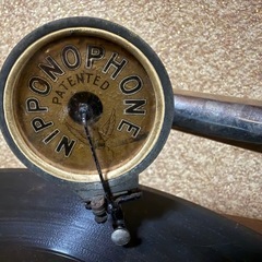 【GO-1691】ニッポノホン 蓄音機 ユーホン アンティーク ビンテージの画像